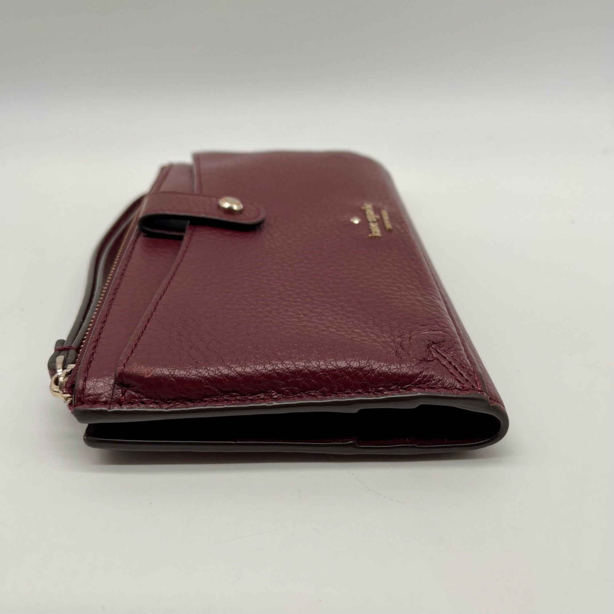 Kate Spade Burgundy Jackson Small Tab Bag