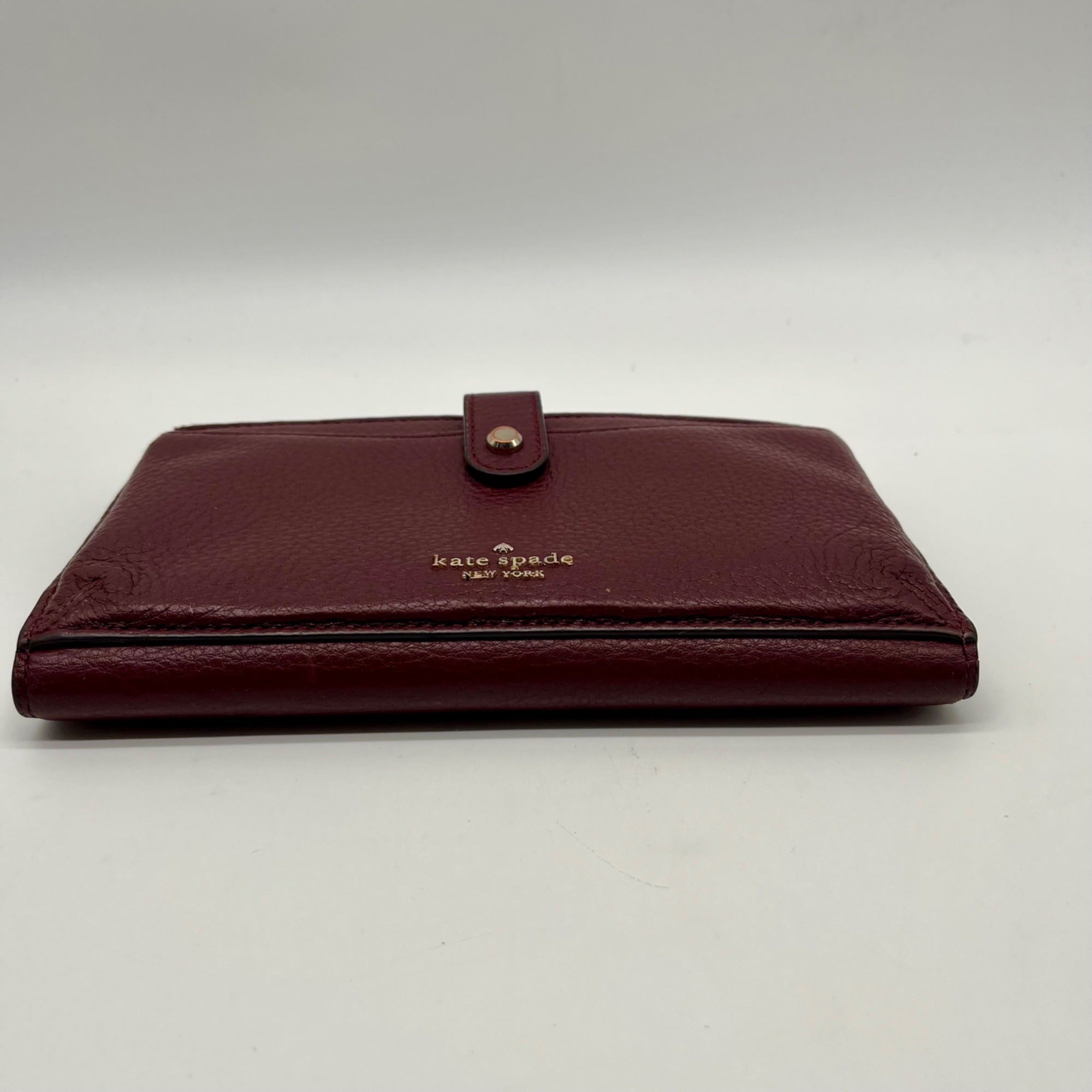 Kate Spade Burgundy Jackson Small Tab Bag