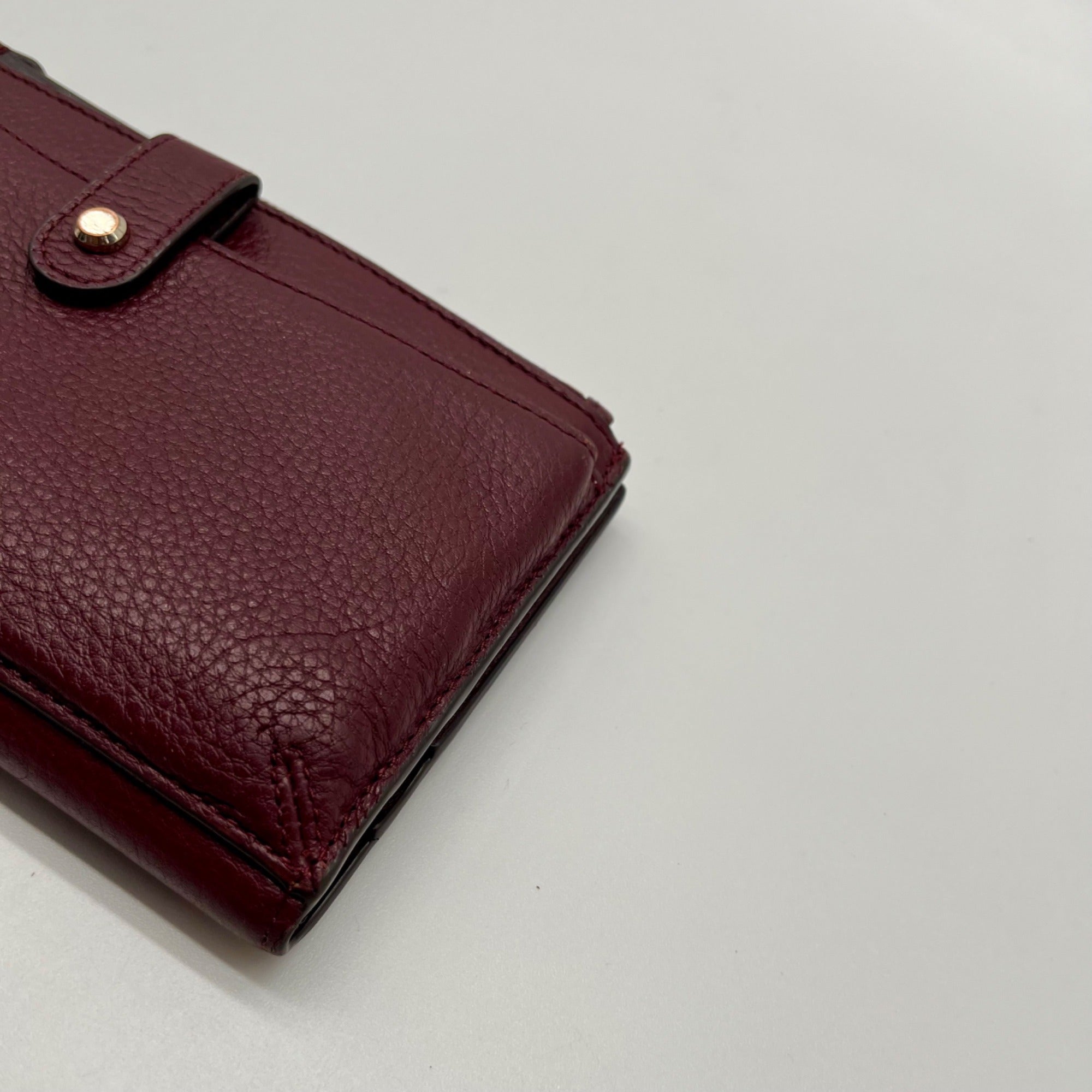 Kate Spade Burgundy Jackson Small Tab Bag