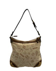 Loewe Tan Canvas Fabric Shoulder Bag