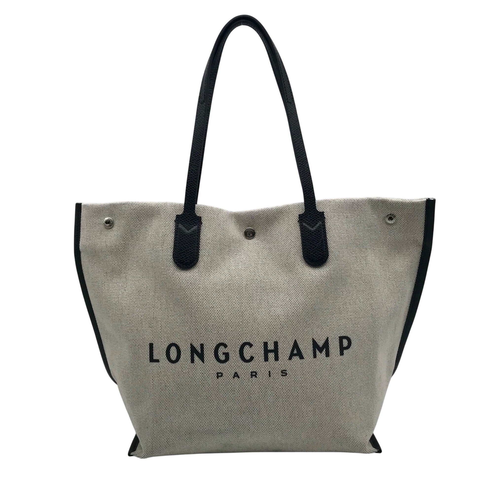 Longchamp Off-White Essential Toile Tote Bag
