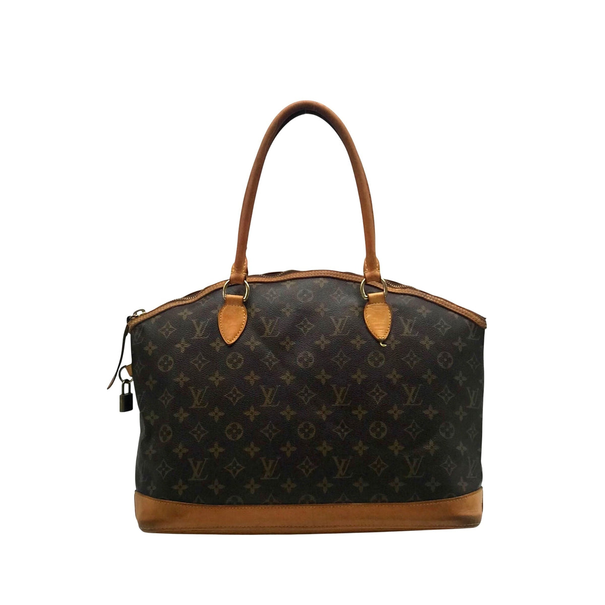 Louis Vuitton Brown Monogram Coated Canvas Lockit Tote Bag
