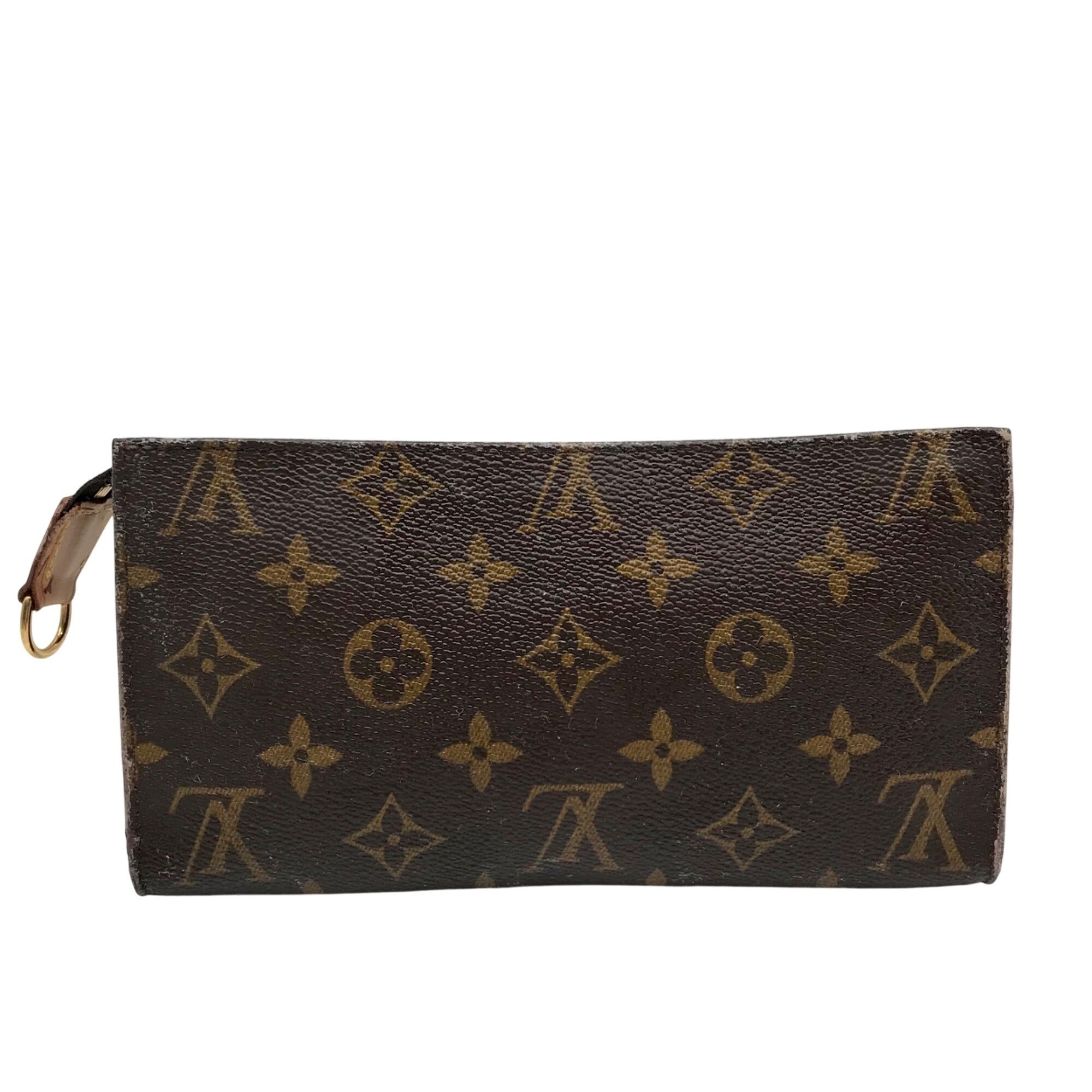 Louis Vuitton Brown Monogram Leather Pouch 