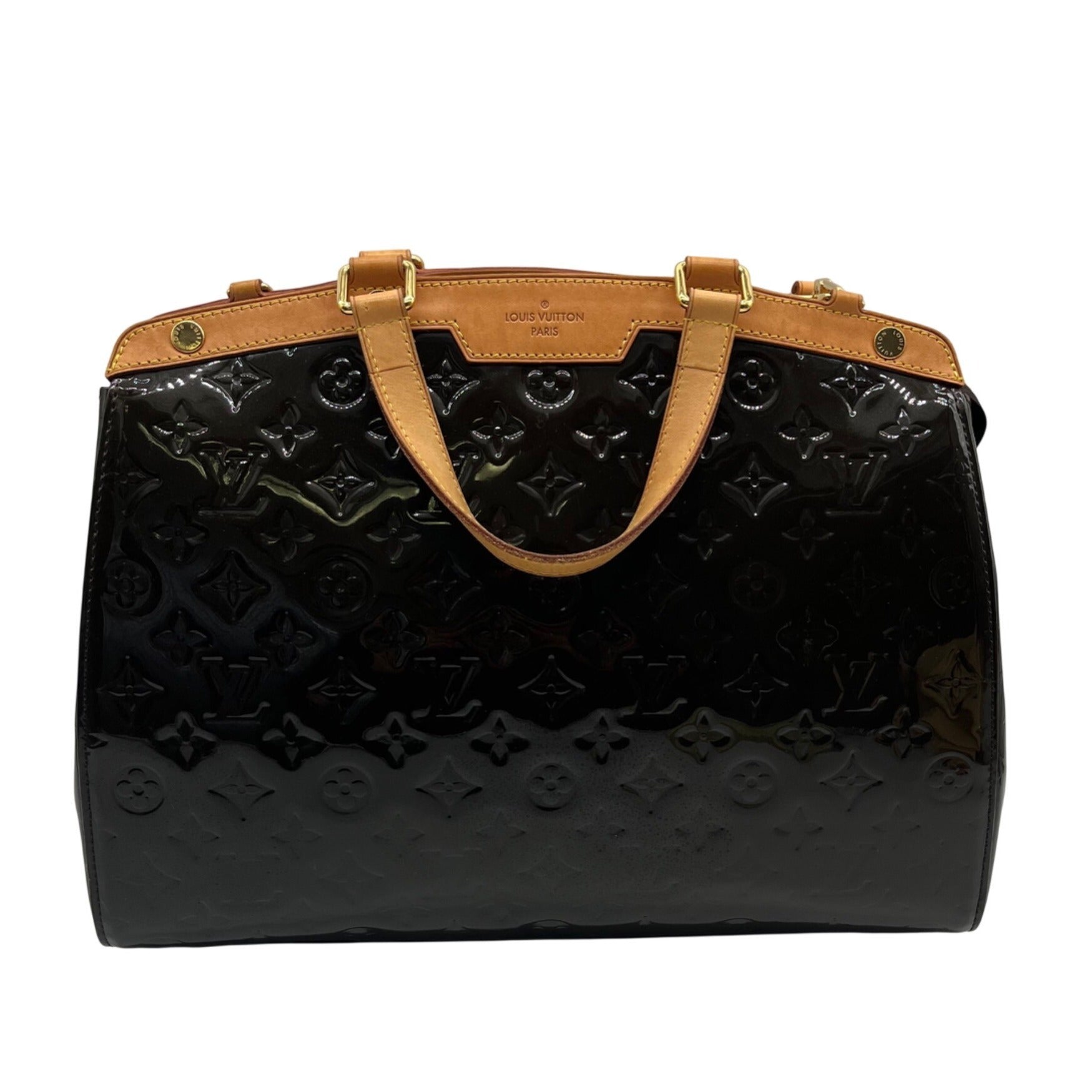 Louis Vuitton Brown Monogram Vernis Brea Tote Bag