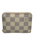 Louis Vuitton Damier Azur Zippy Coated Canvas Coin Wallet
