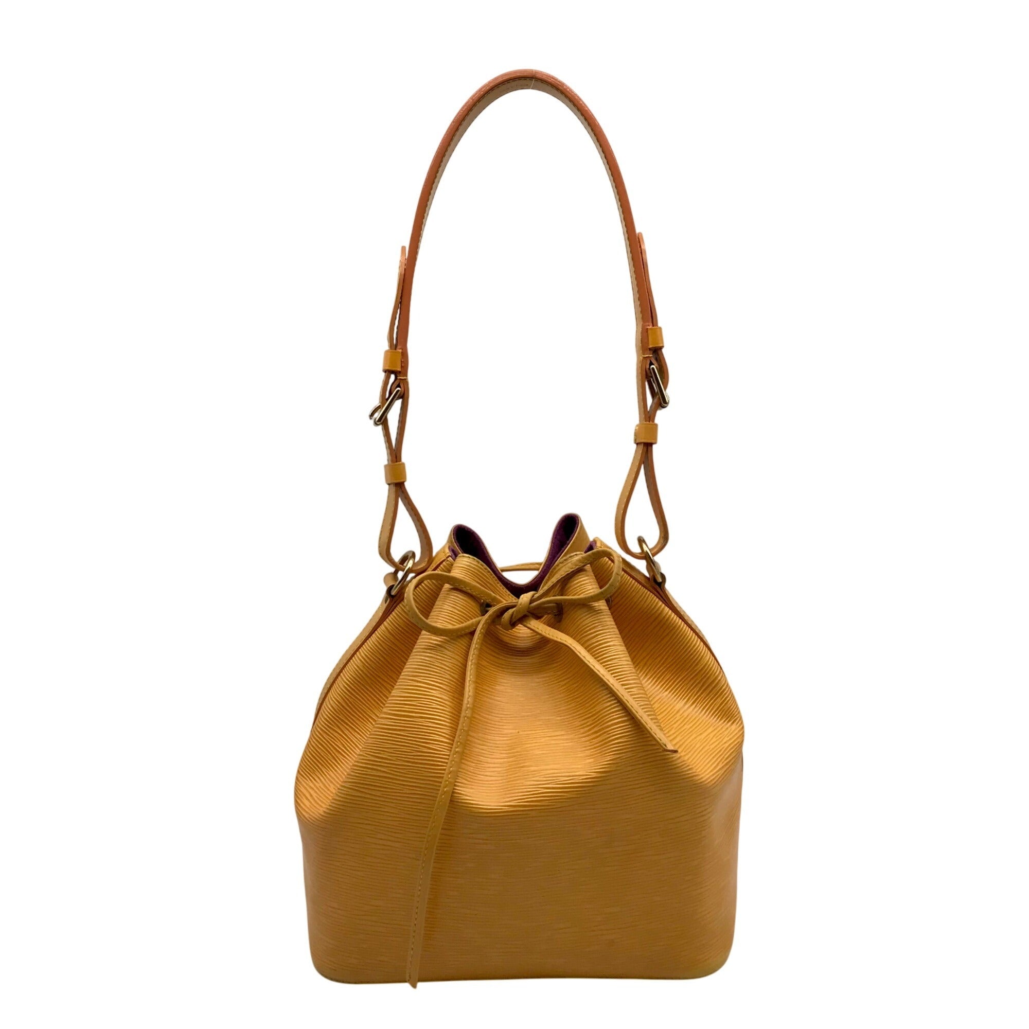 Louis Vuitton Yellow Epi Leather Vintage Petit Noé Shoulder Bag