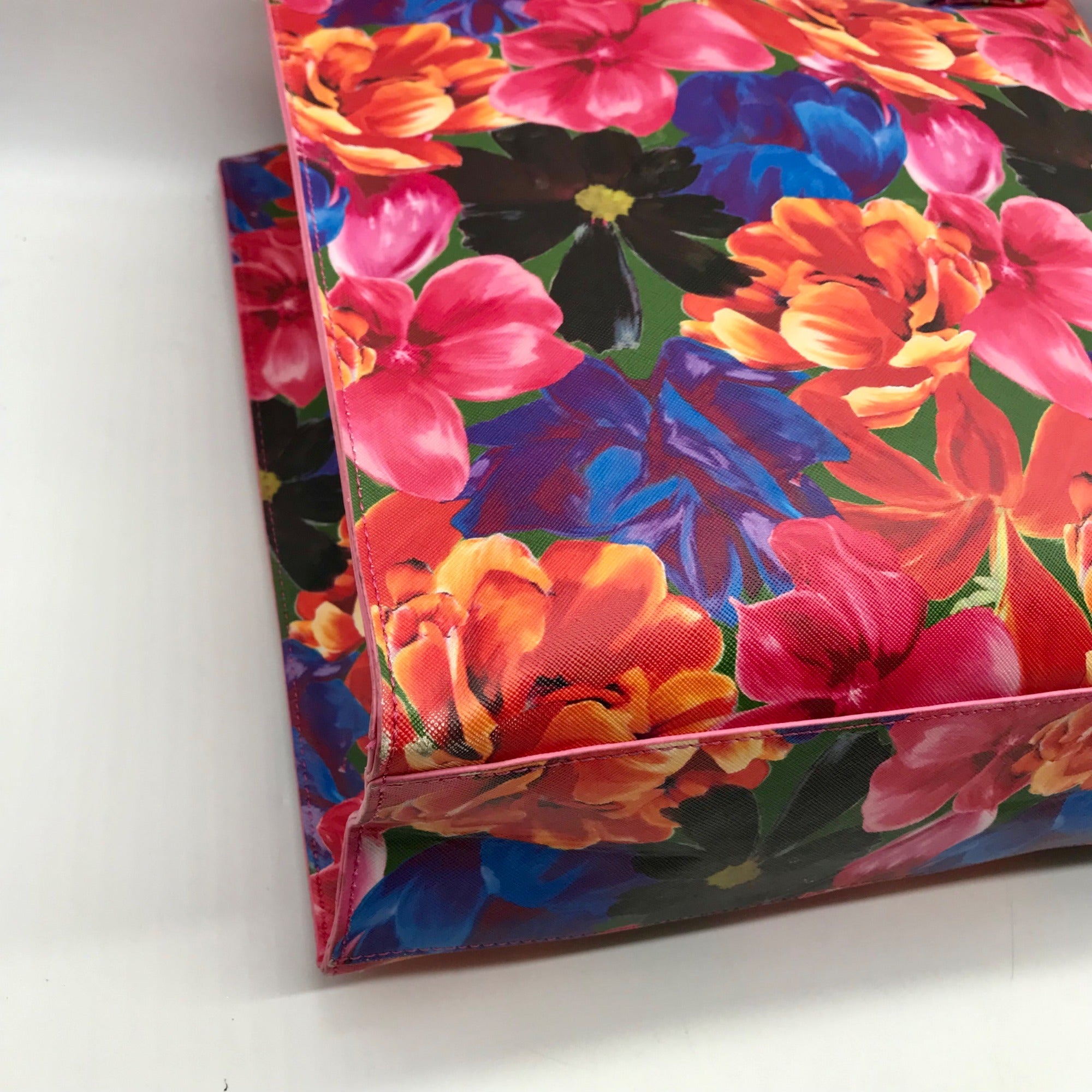 The Icon Tote Pink Floral Print Tote bag