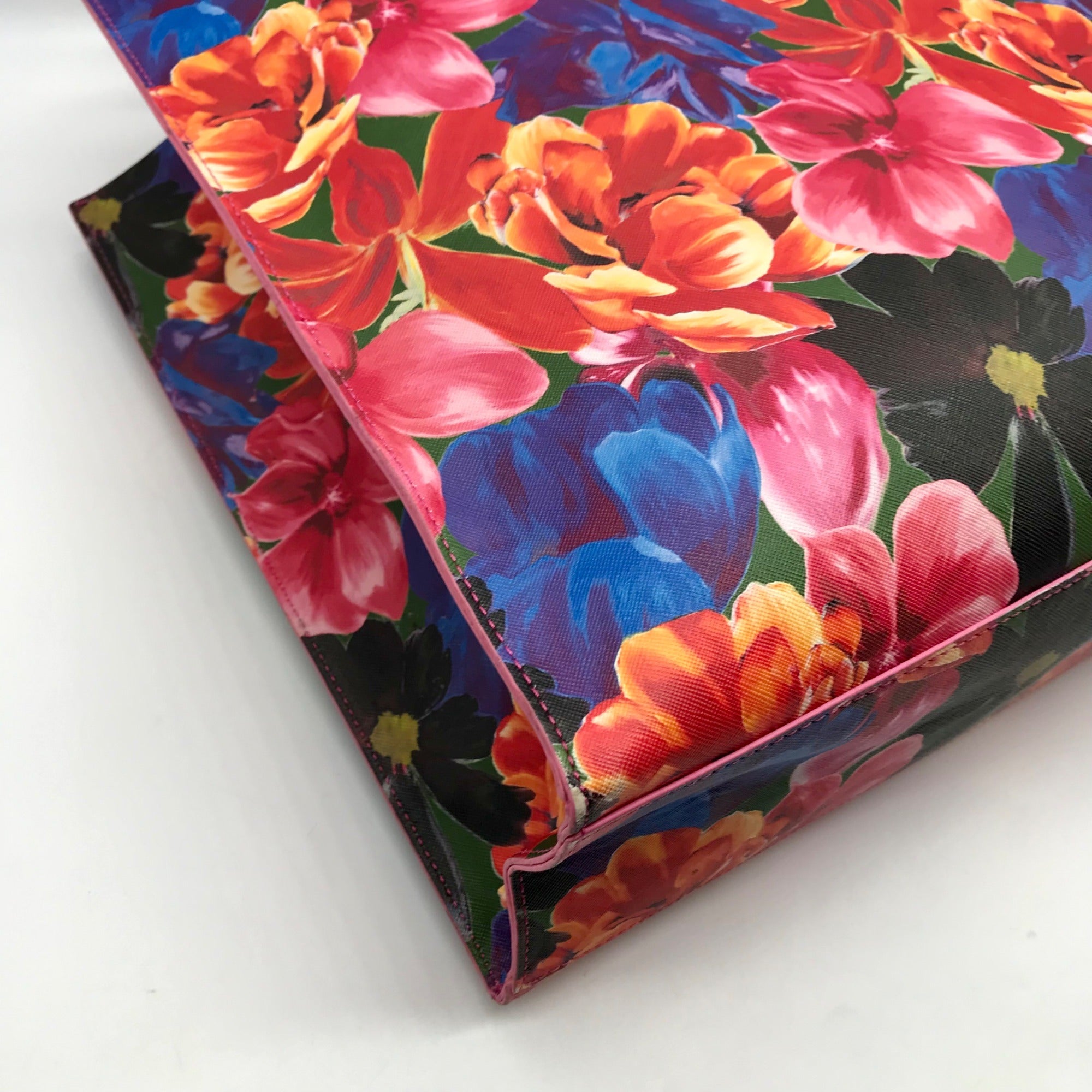 The Icon Tote Pink Floral Print Tote bag