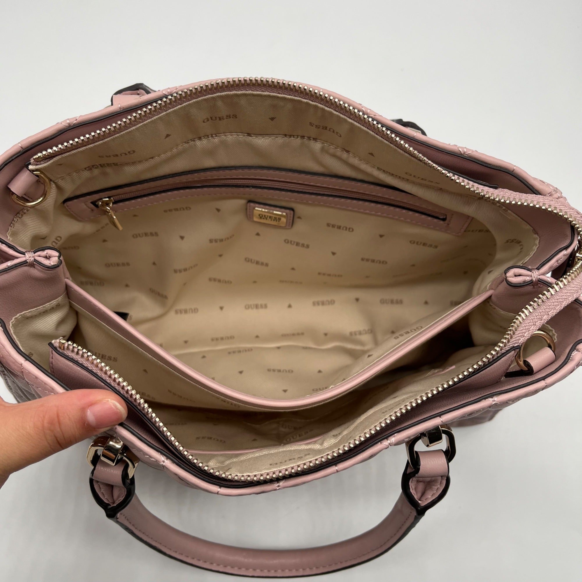 Guess Rose Kori Large Girlfriend Satchel Bag