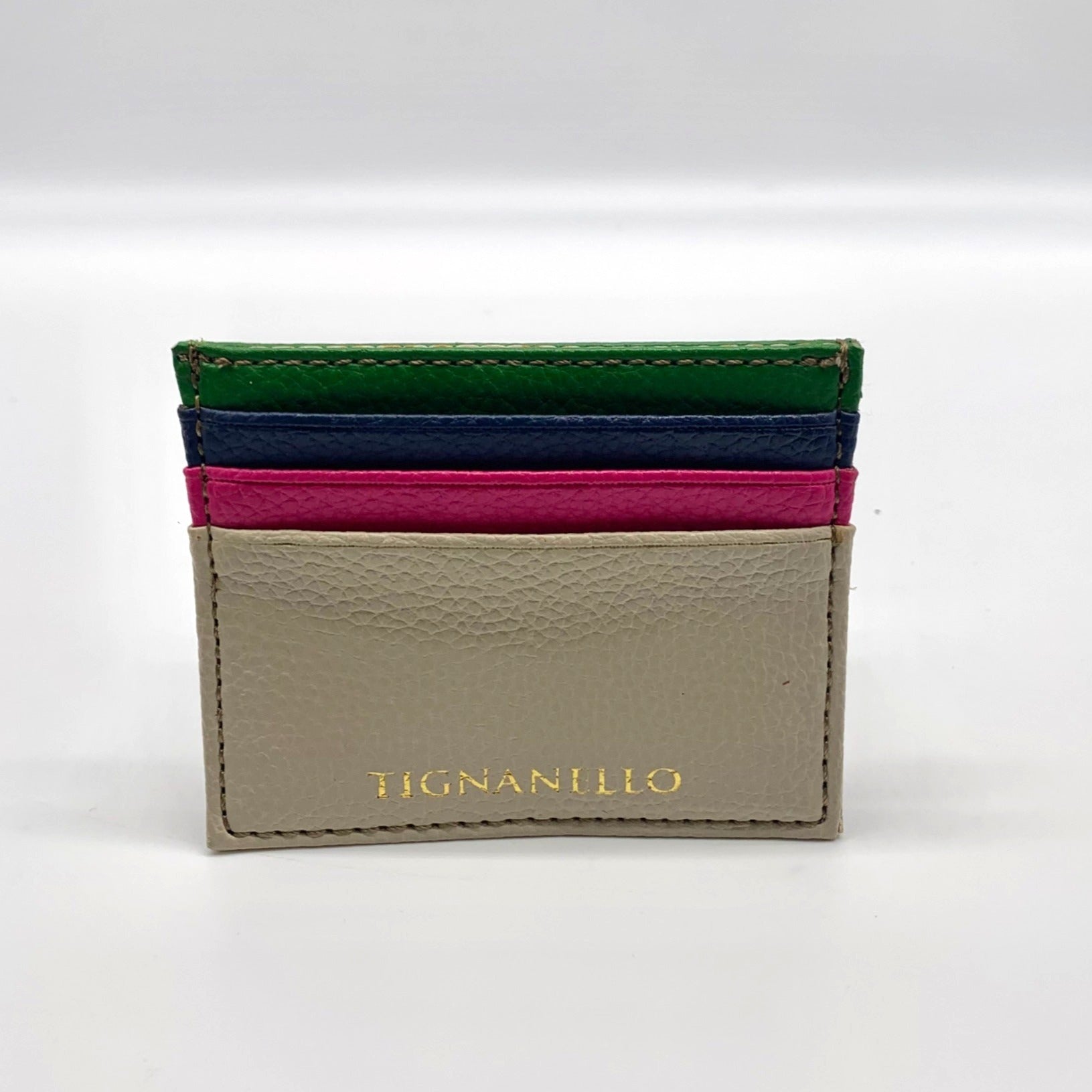 Tignanello Fushia &amp; Brown Shoulder Bag With Matching Wallet