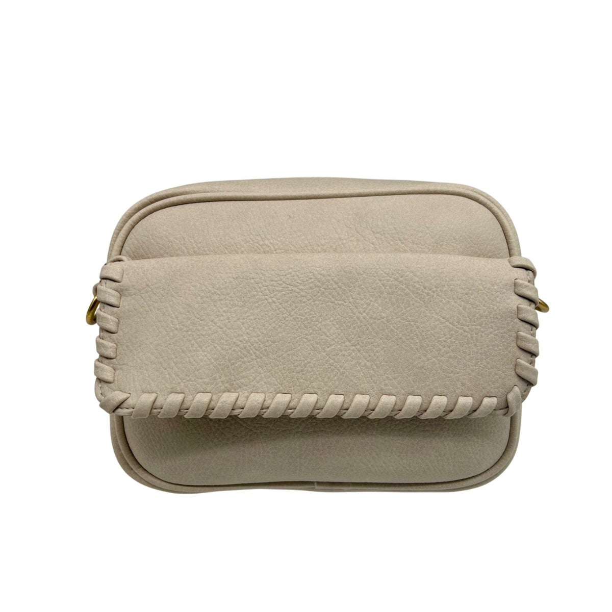 Style &amp; Co Beige Faux Leather Crossbody Bag