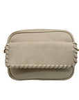 Style & Co Beige Faux Leather Crossbody Bag