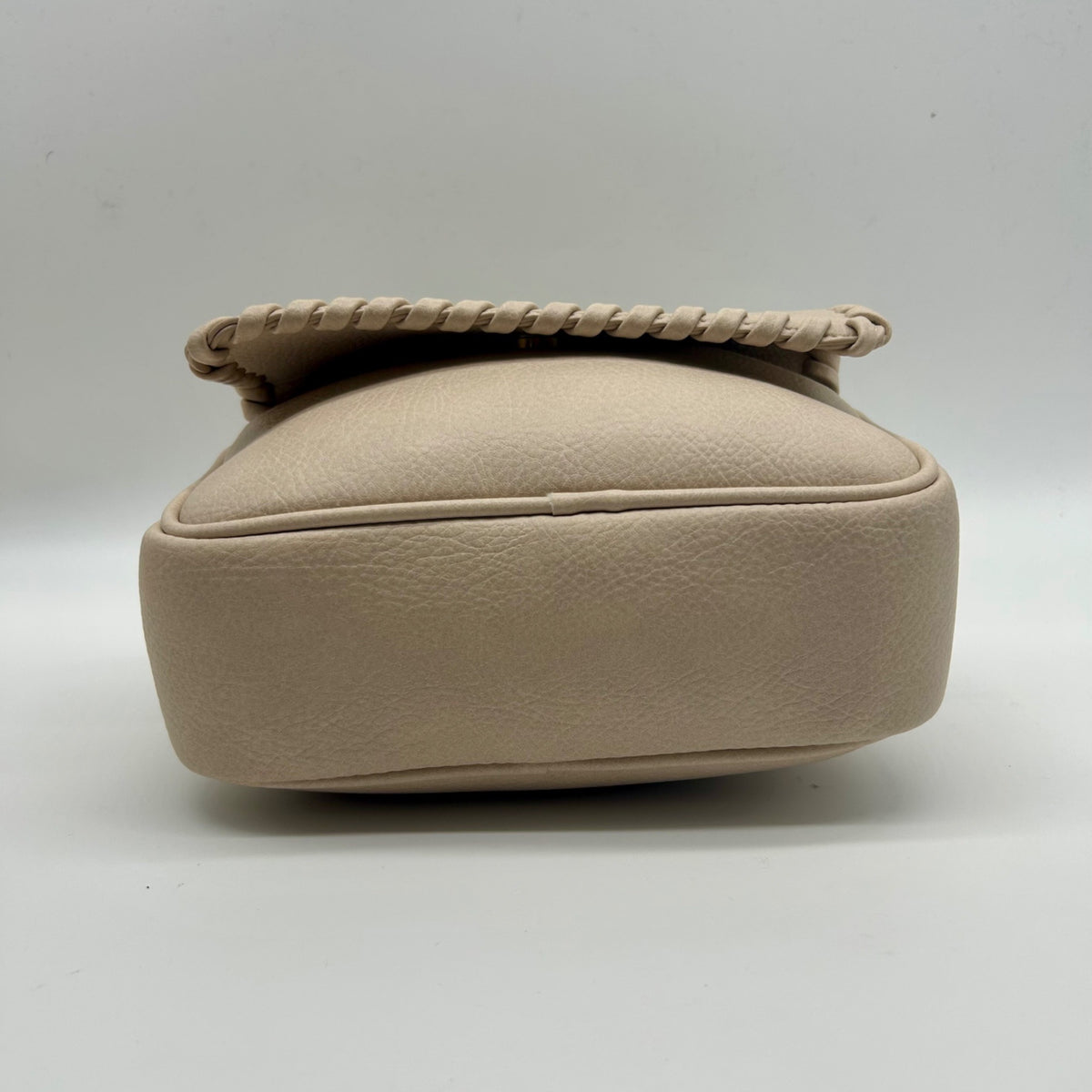 Style &amp; Co Beige Faux Leather Crossbody Bag