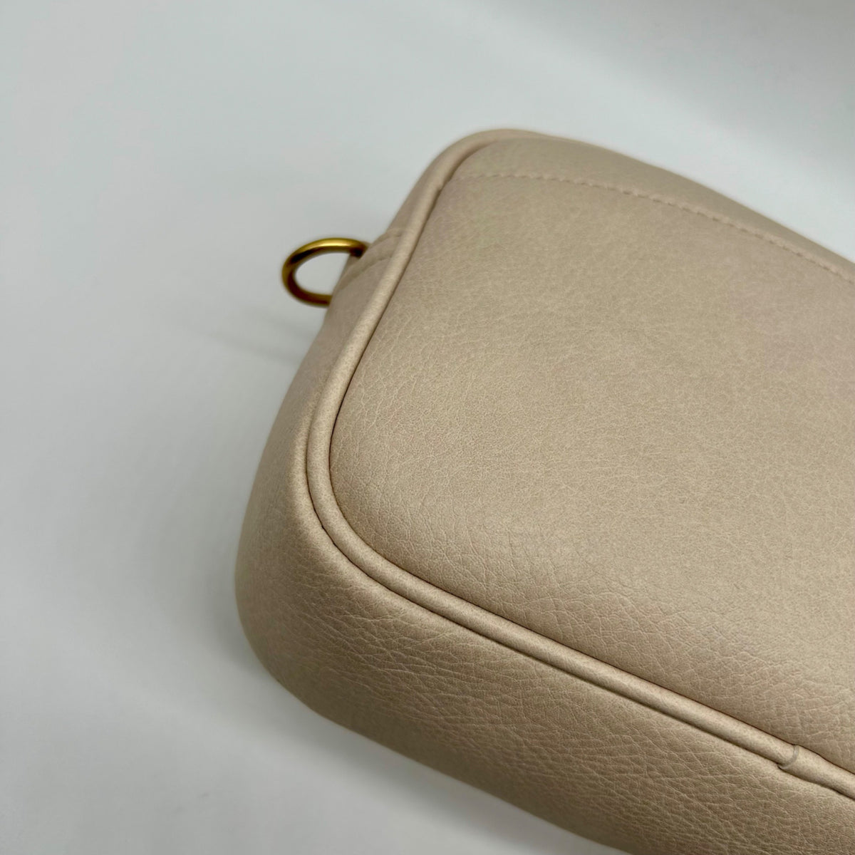 Style &amp; Co Beige Faux Leather Crossbody Bag