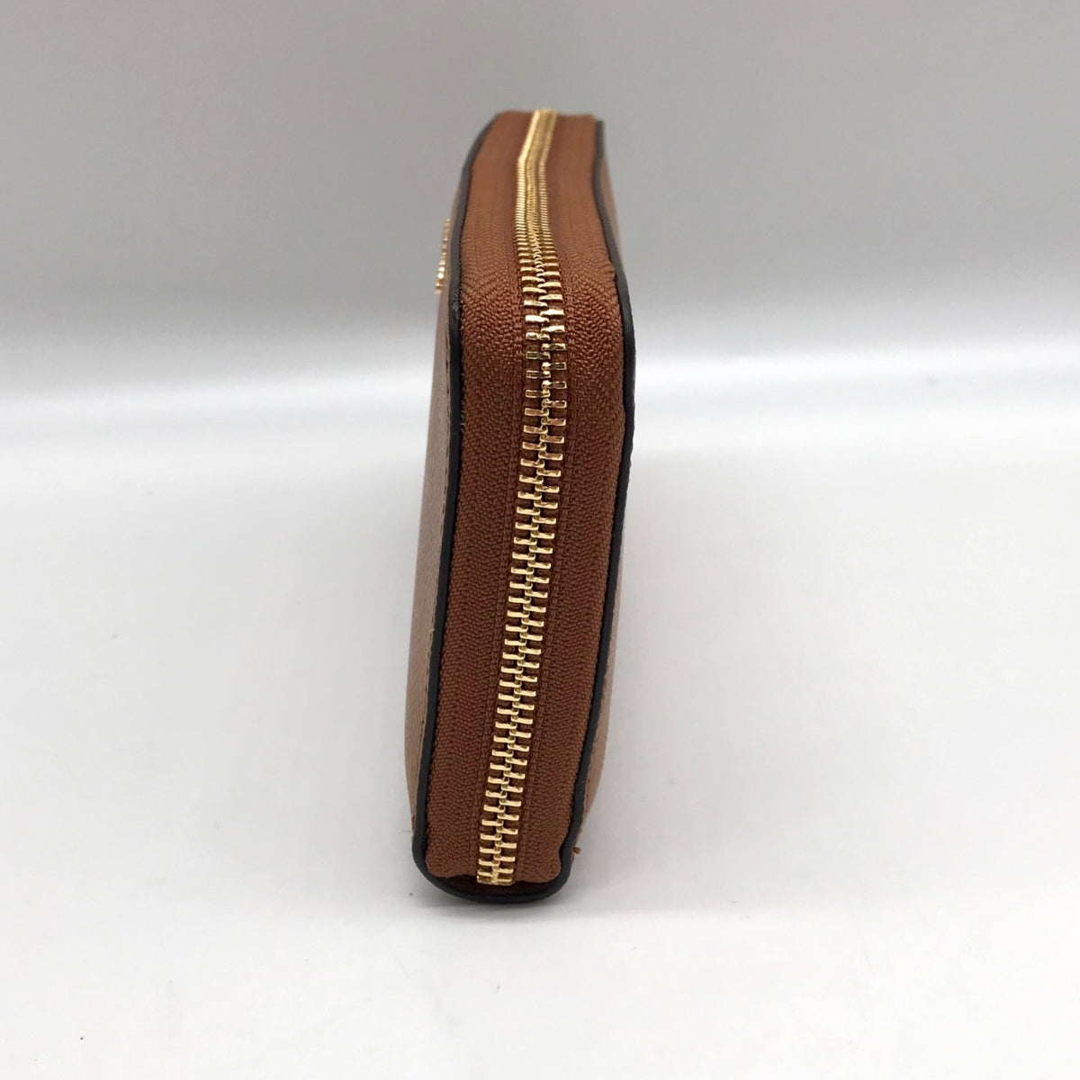 Michael Kors Brown Leather Acorn Wristlet