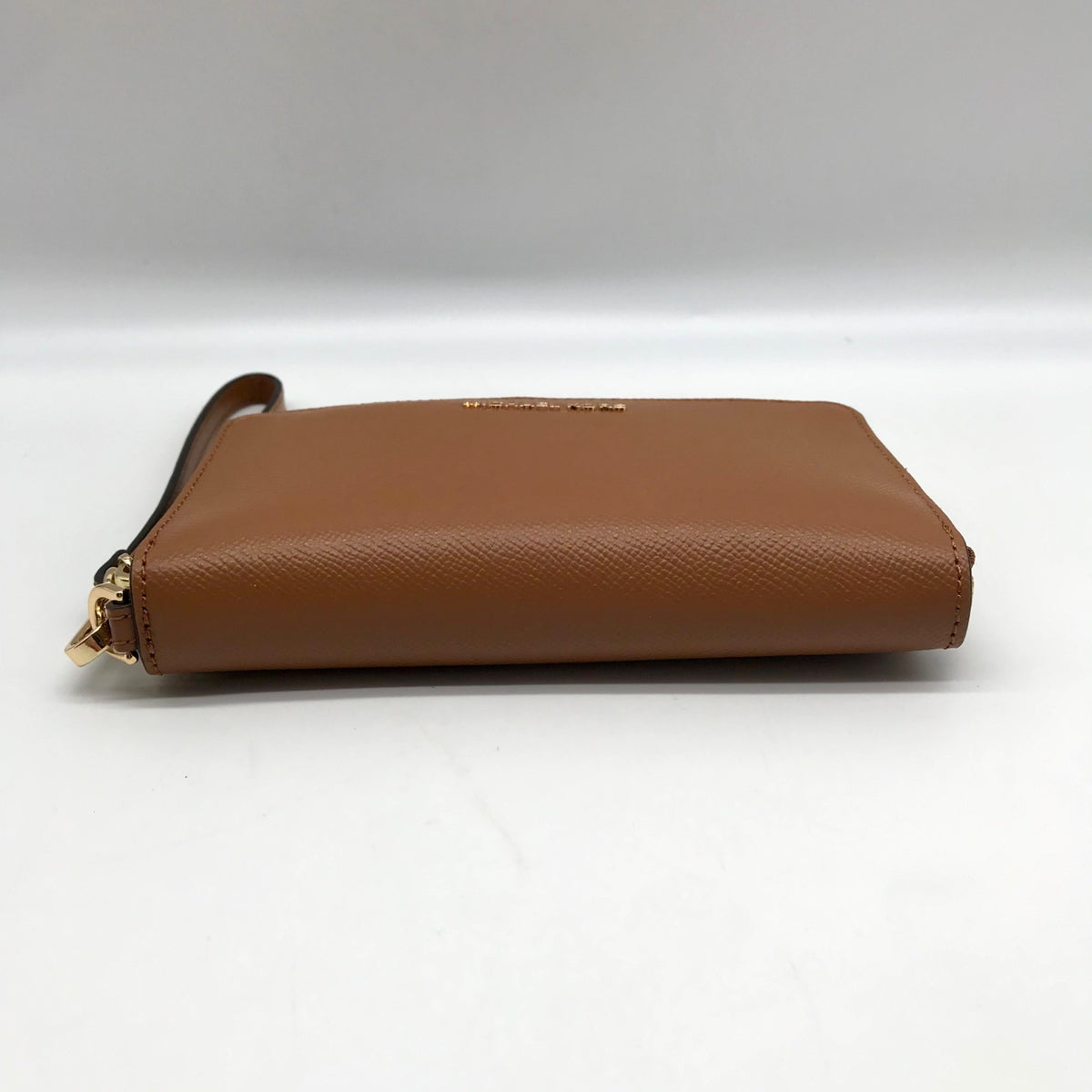 Michael Kors Brown Leather Acorn Wristlet