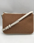 Kate Spade Brown Straw Jackson Crossbody Bag