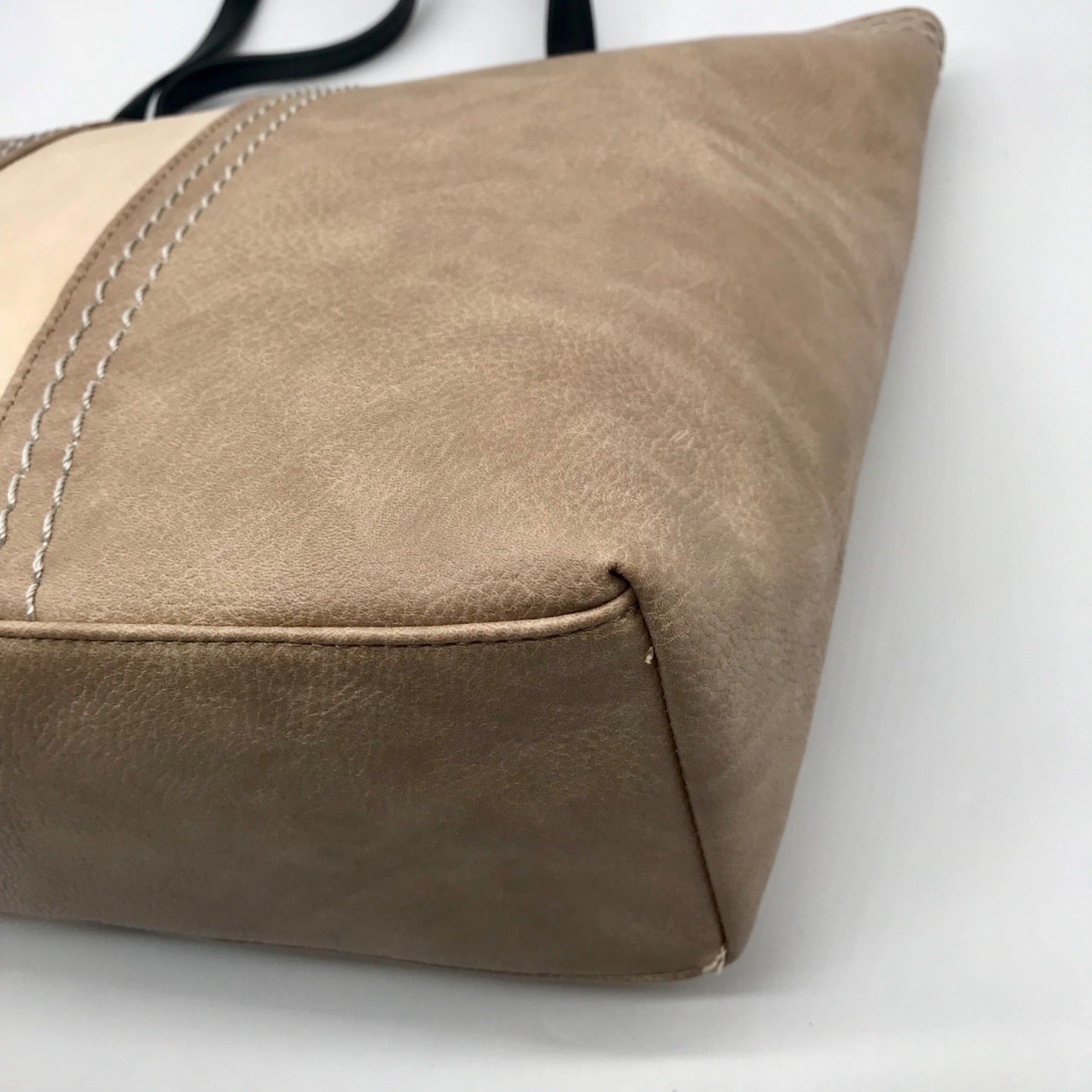 Montana West Tan Faux Leather Tote Bag