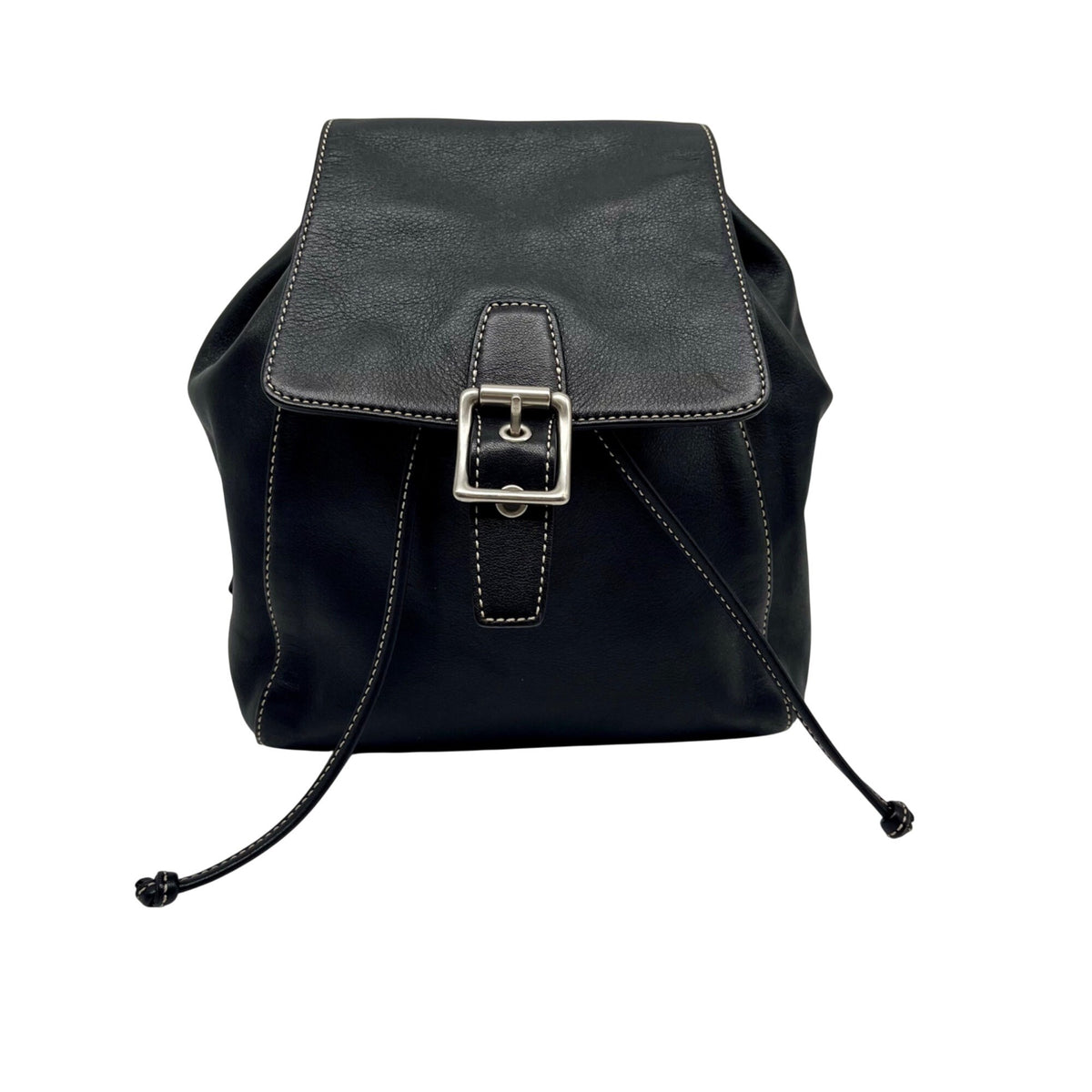 Coach Black Leather Backpack 9569