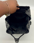Coach Black Leather Backpack 9569