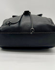Coach Black Leather Backpack 9569
