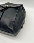 Coach Black Leather Backpack 9569