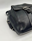 Coach Black Leather Backpack 9569