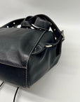 Coach Black Leather Backpack 9569