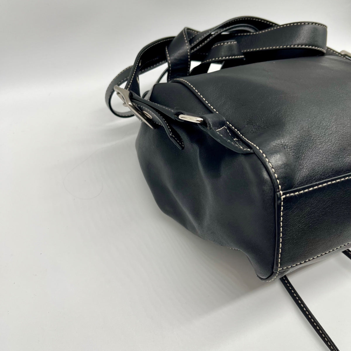 Coach Black Leather Backpack 9569
