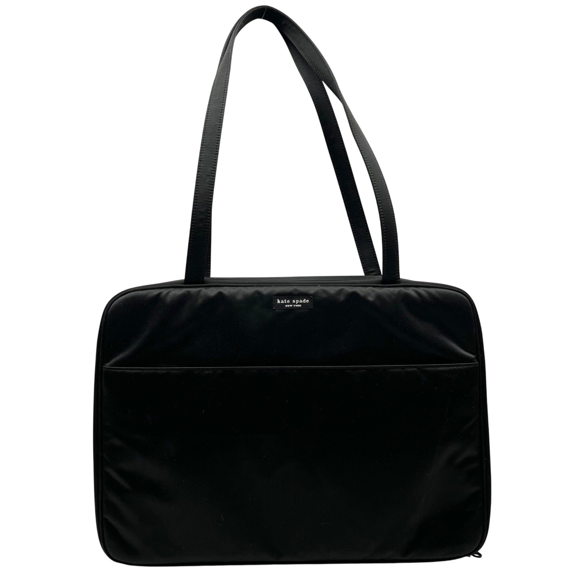 Kate Spade Black Nylon Laptop Tote Bag