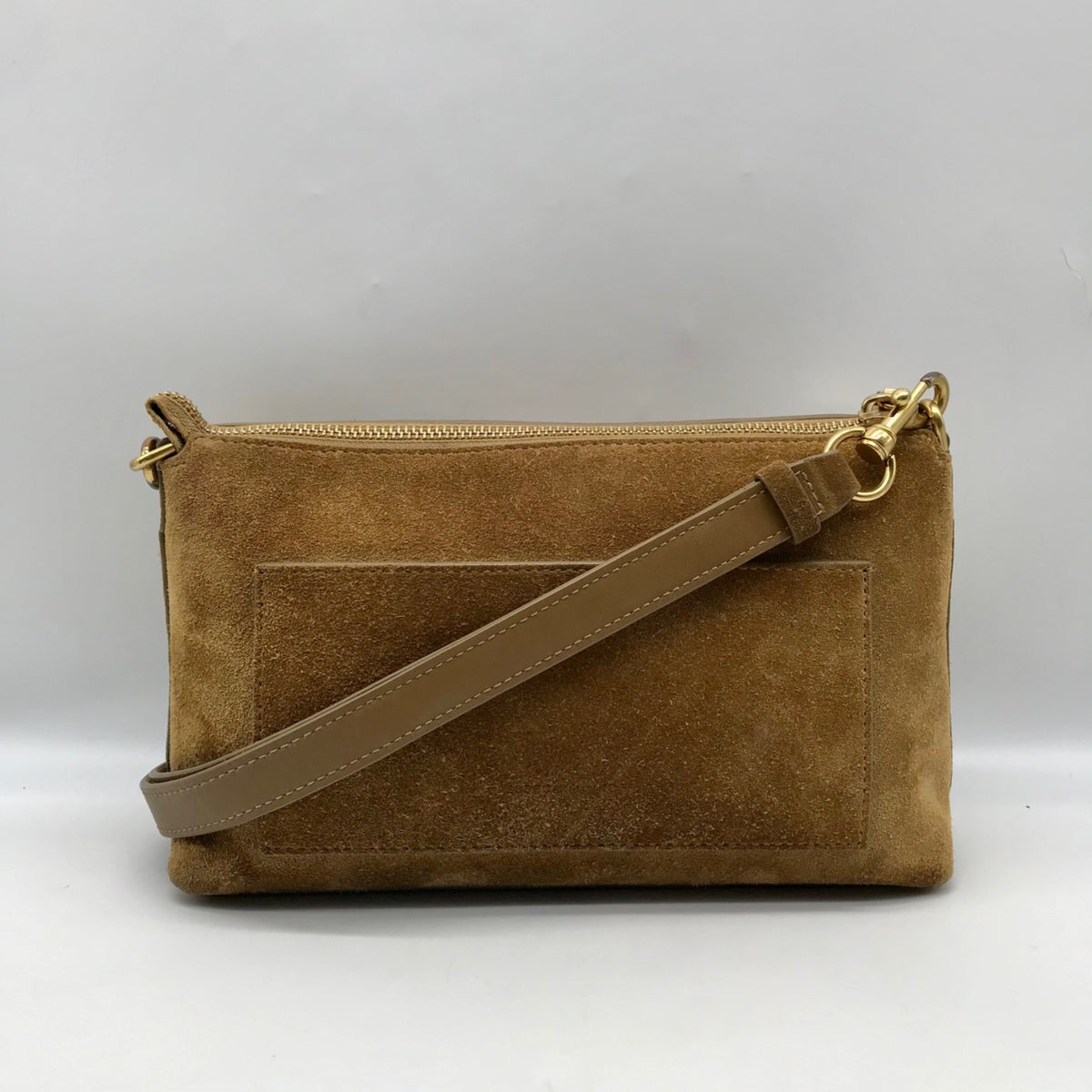 Rebecca Minkoff Tan Suede Darren Shoulder Bag