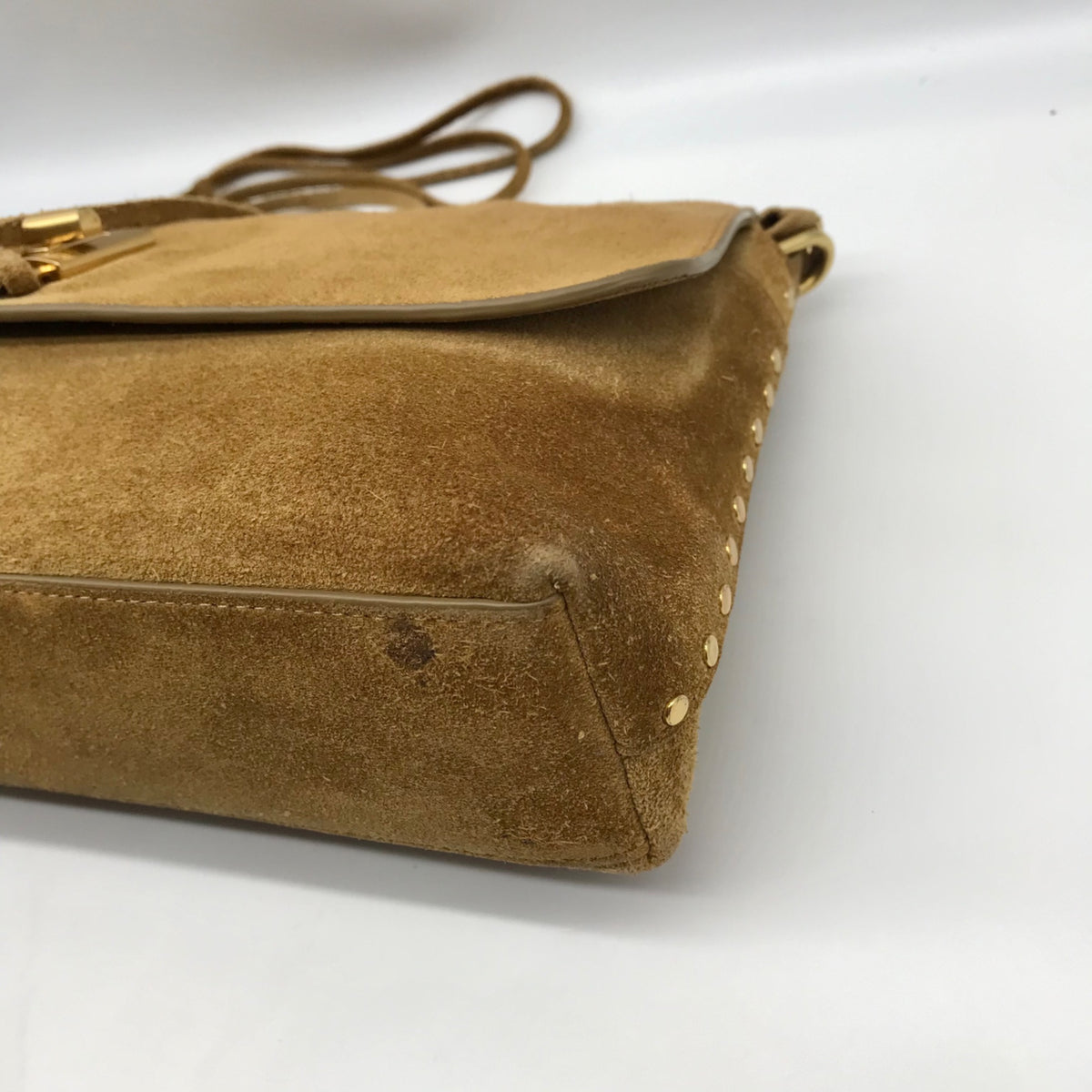 Rebecca Minkoff Tan Suede Darren Shoulder Bag