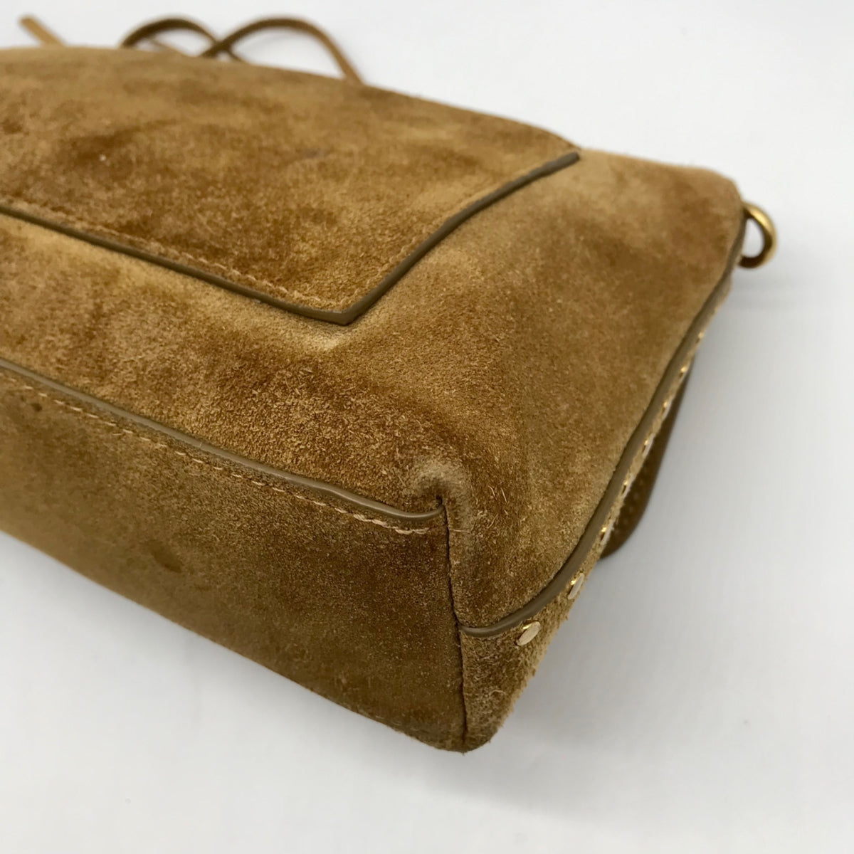 Rebecca Minkoff Tan Suede Darren Shoulder Bag