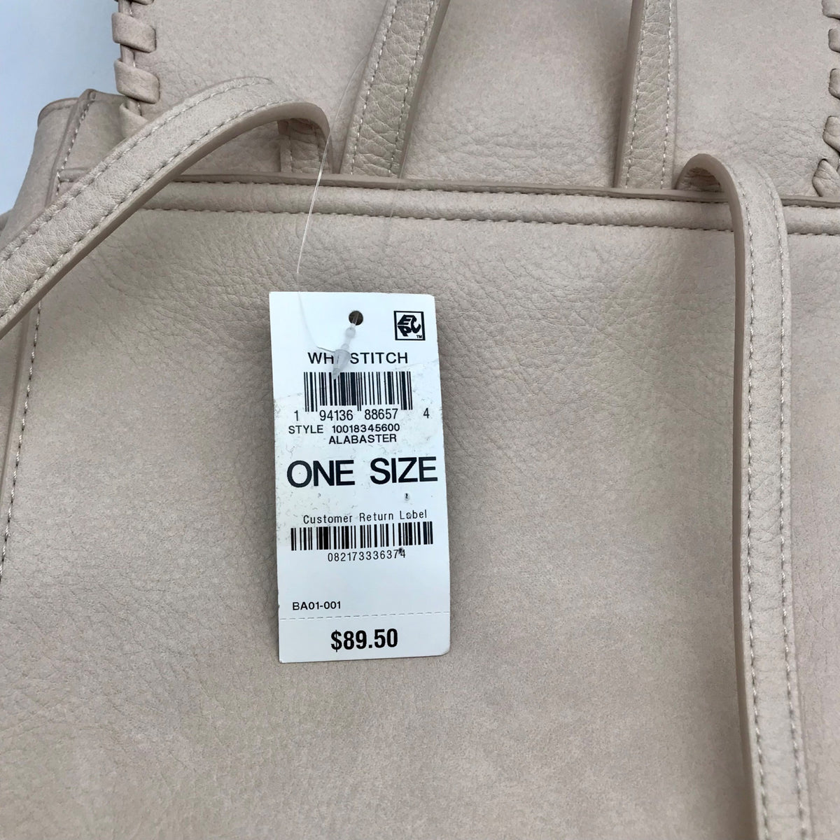 Style &amp; Co  Alabaster Whipstitch Backpack