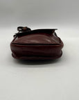Oroton Brown Leather Crossbody Bag