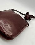 Oroton Brown Leather Crossbody Bag