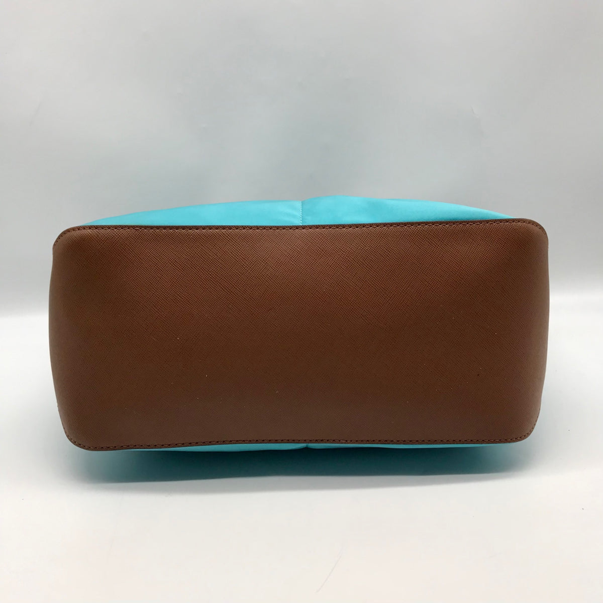 Michael Kors Blue Nylon &amp; Leather Pocket Tote