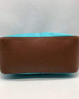 Michael Kors Blue Nylon & Leather Pocket Tote