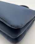 Kate Spade Blue Nylon Dawn Triple Gusset Crossbody Bag