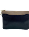 Kate Spade Gray And Black Pebbled Leather Margaux Crossbody Bag