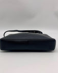 Kate Spade Gray And Black Pebbled Leather Margaux Crossbody Bag