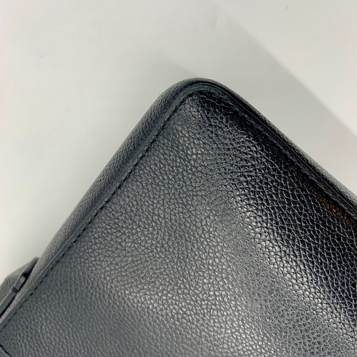 Kate Spade Gray And Black Pebbled Leather Margaux Crossbody Bag