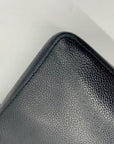 Kate Spade Gray And Black Pebbled Leather Margaux Crossbody Bag
