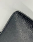 Kate Spade Gray And Black Pebbled Leather Margaux Crossbody Bag