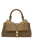 MMS Beige Leather Mini Crossbody Bag