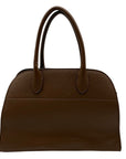 MMS Brown Leather Shoulder Bag