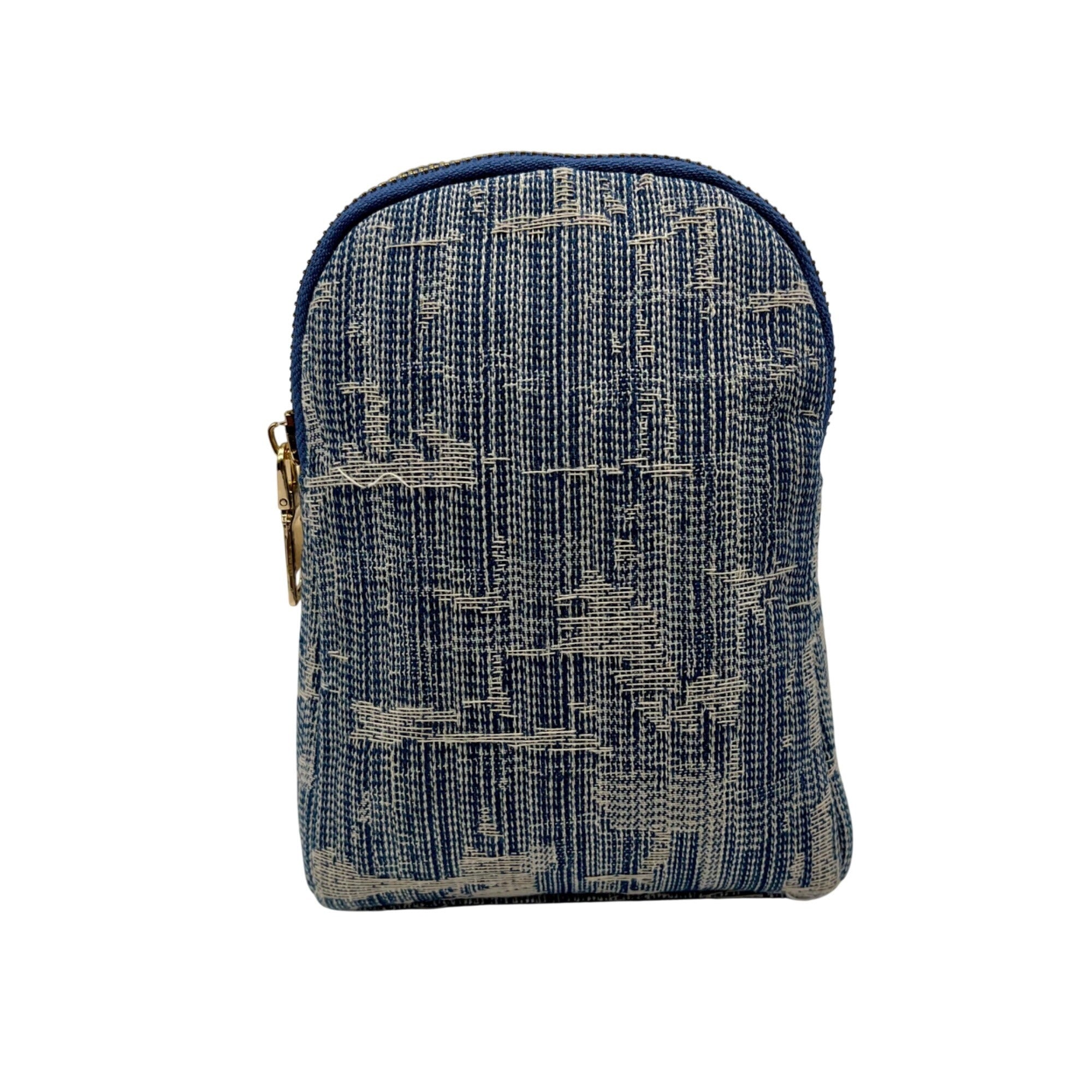 MMs Brands Handmade Blue Denim Fabric Backpack 
