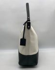 Kate Spade Black And Cream Pebbled Leather Bay Street Lexie Shoulder Bag