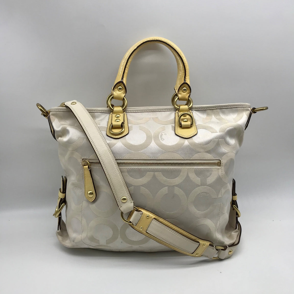 Coach Off -White Madison Sabrina Satchel Bag