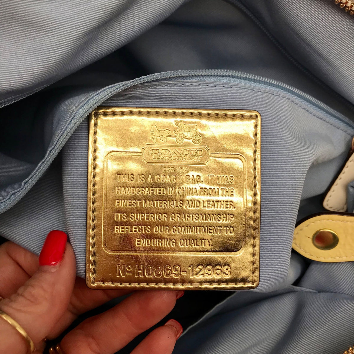 Coach Off -White Madison Sabrina Satchel Bag